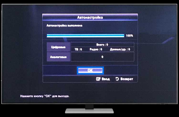 Ручная настройка каналов при некорректном автоматическом поиске