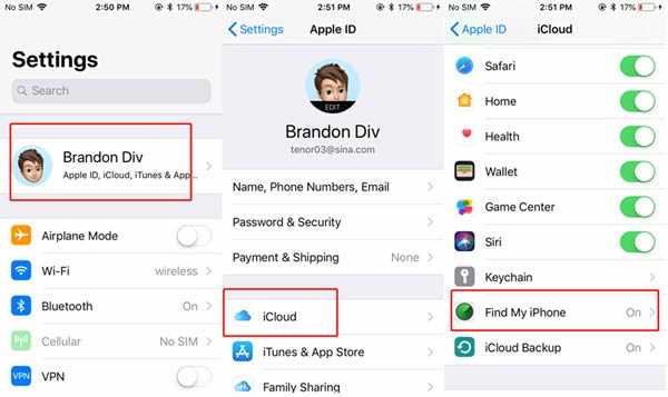 Шаг 4: Как отключить Найти iPhone при забытом пароле