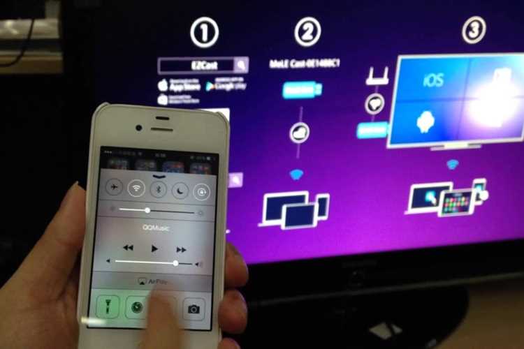 Подключение iPhone через AirPlay на Apple TV