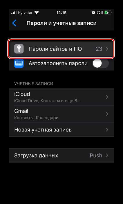 Как использовать Face ID или пароль для доступа к сохранённым паролям