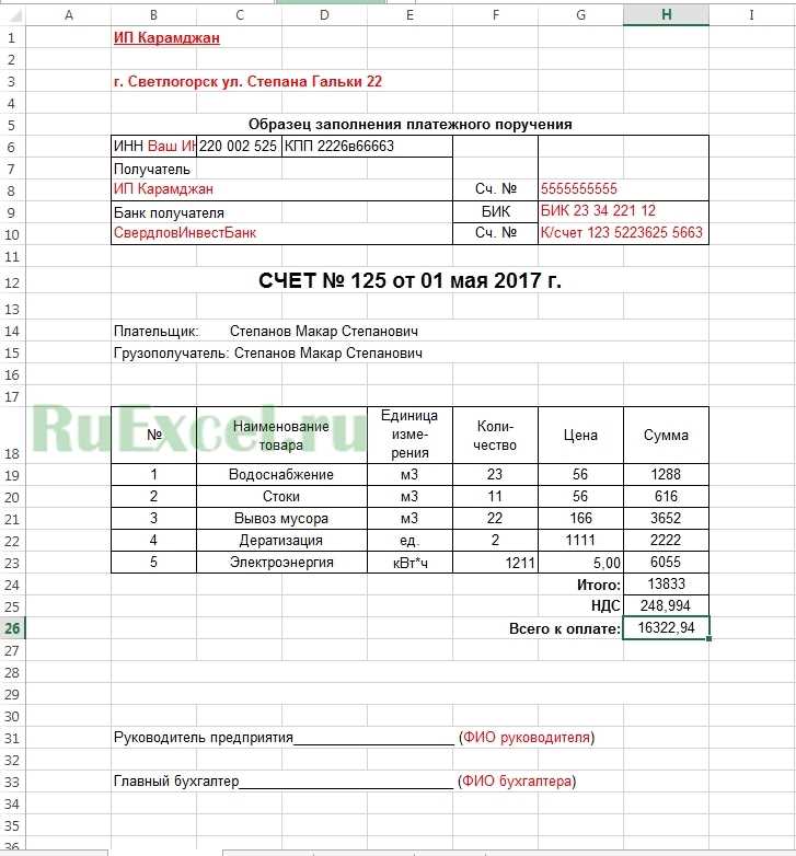 Как сложить данные с разных листов в excel