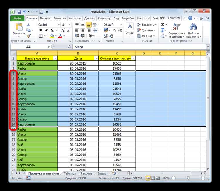 Как отключить отображение сетки в Excel на рабочем листе