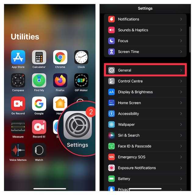 Как удалить приложение через настройки iPhone