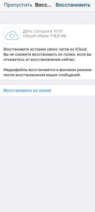 Как восстановить удаленный чат в whatsapp на iphone