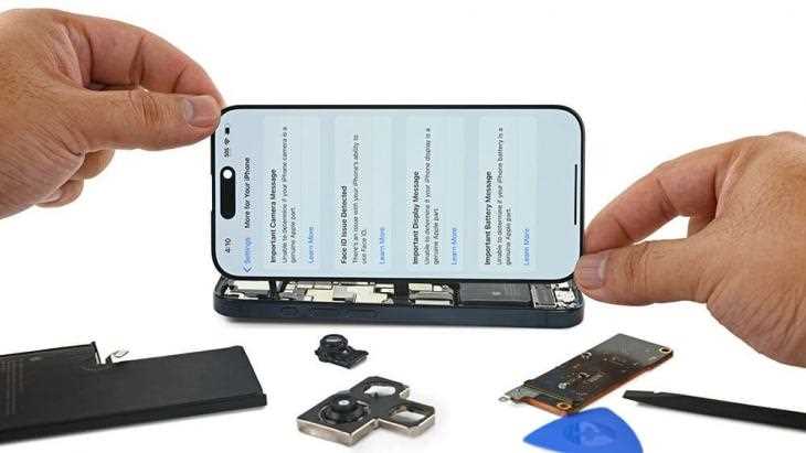Какие детали iPhone в 2025 году требуют самых дорогих ремонтов?
