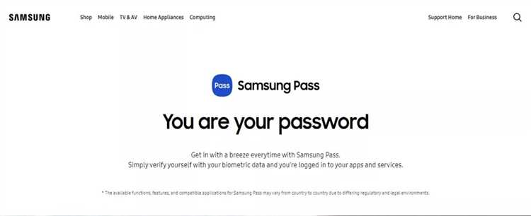 Что такое samsung pass