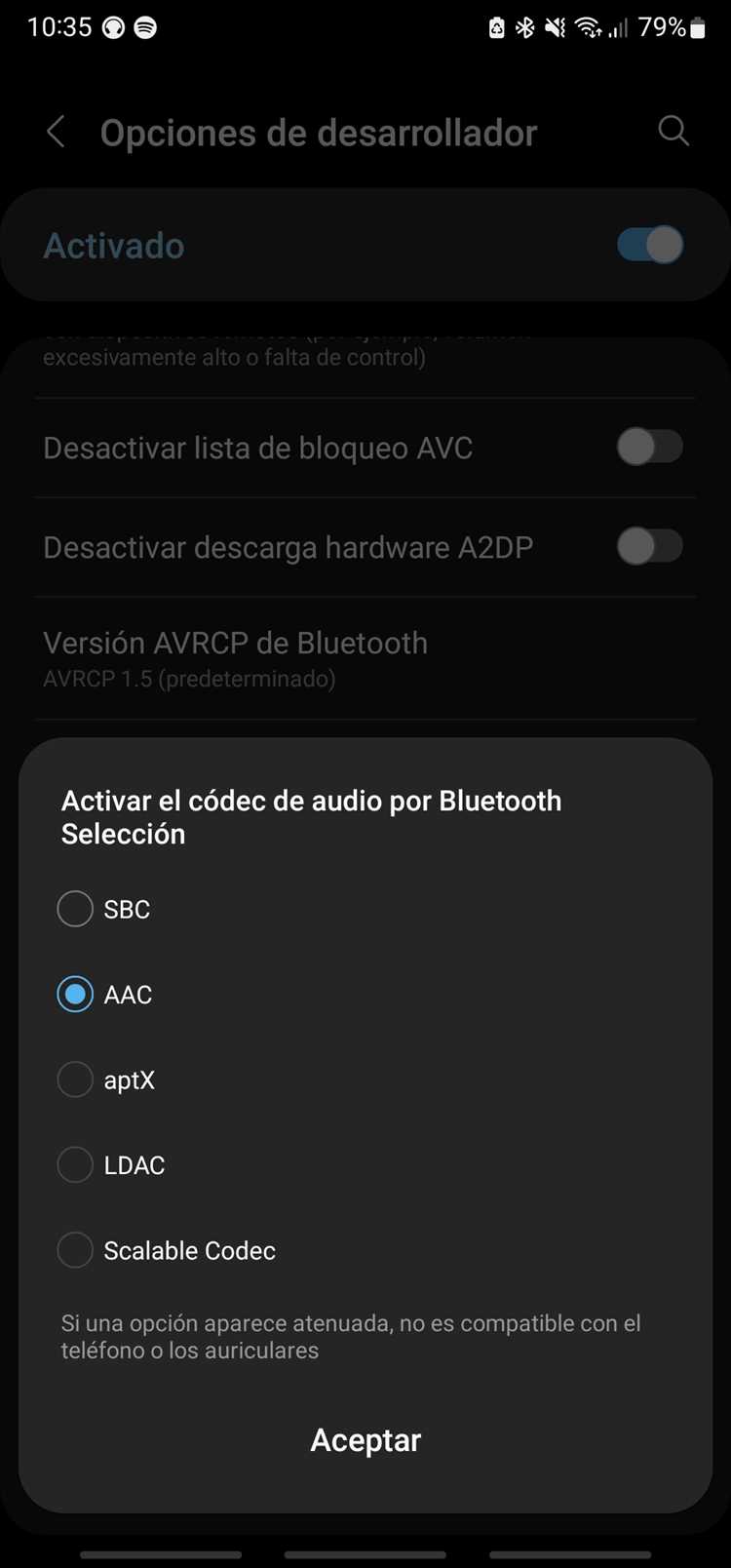 Как на xiaomi включить кодек ldac