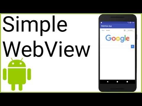 Как сделать webview приложение в android studio