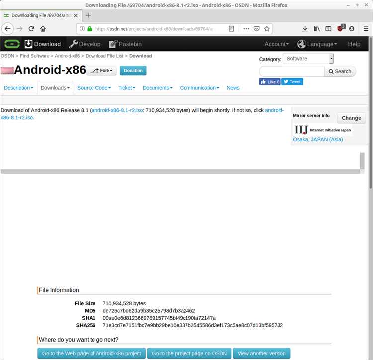 Запуск установки Android x86 на виртуальную машину