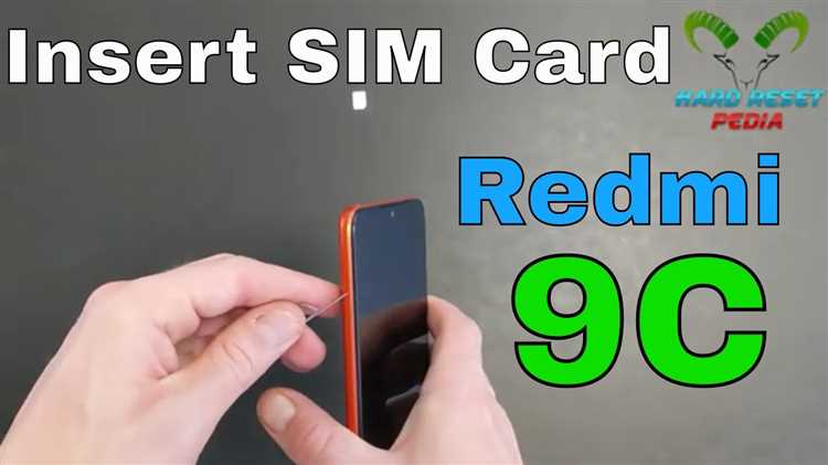 Как вставить сим карту в xiaomi redmi 9