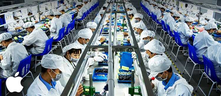 Производственные мощности Apple в Китае: ключевые заводы