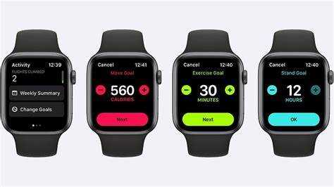 Как изменить типы активности на Apple Watch