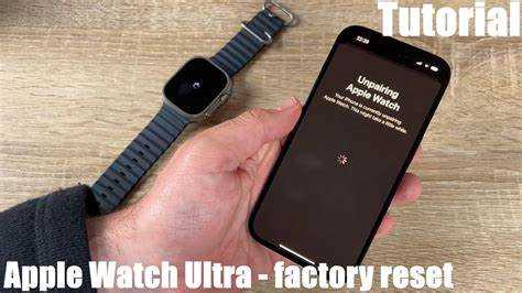 Как отвязать apple watch перед продажей