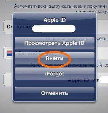 Пошаговая инструкция по смене Apple ID на iPad