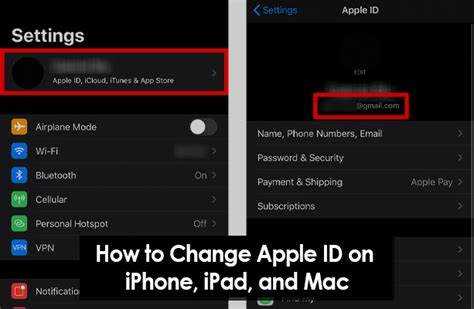 Подготовка iPad к смене Apple ID