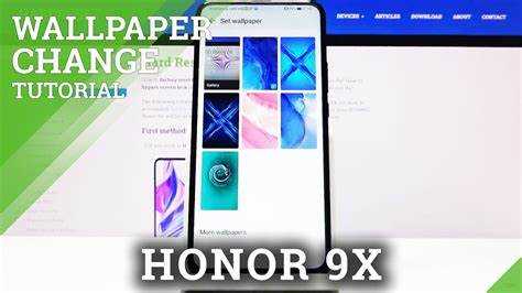 Как поменять дисплей на honor 9x