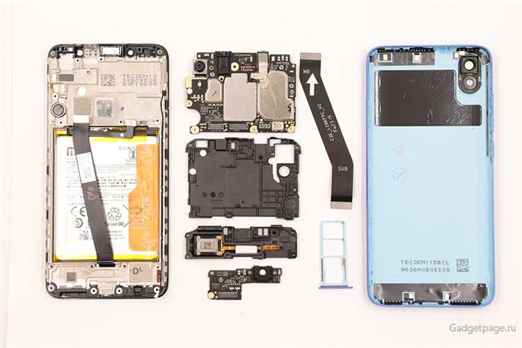 Отключение батареи Xiaomi Redmi 7 перед разборкой