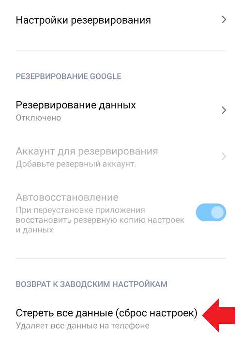 Как выполнить сброс настроек с использованием комбинации клавиш