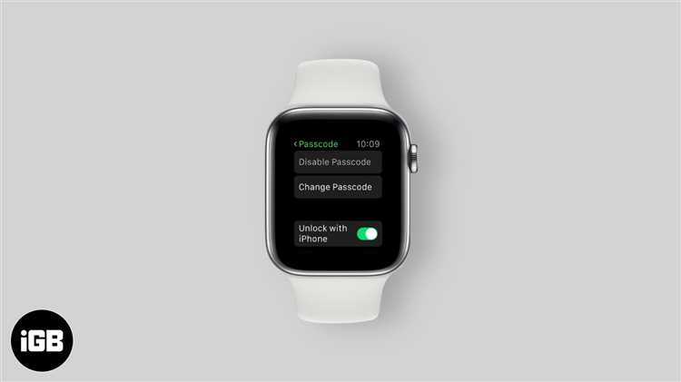 Использование iPhone для сброса пароля на Apple Watch