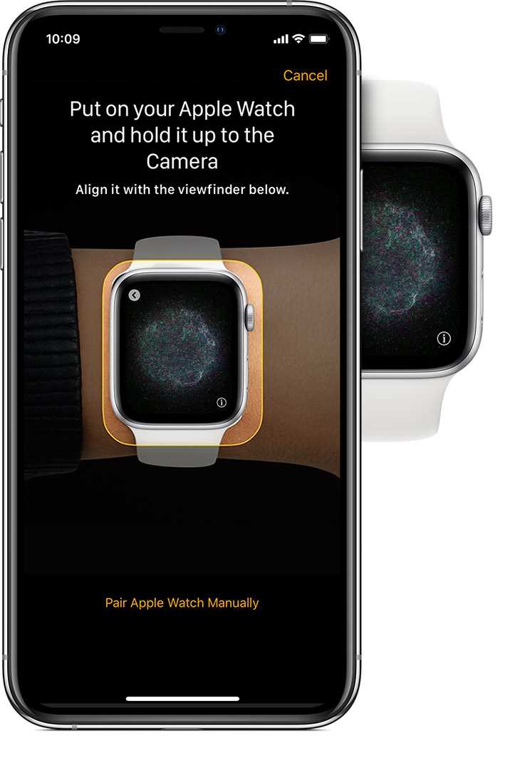 Подготовка iPhone и Apple Watch к соединению