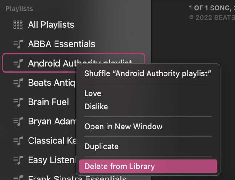 Почему песня не удаляется из плейлиста Apple Music