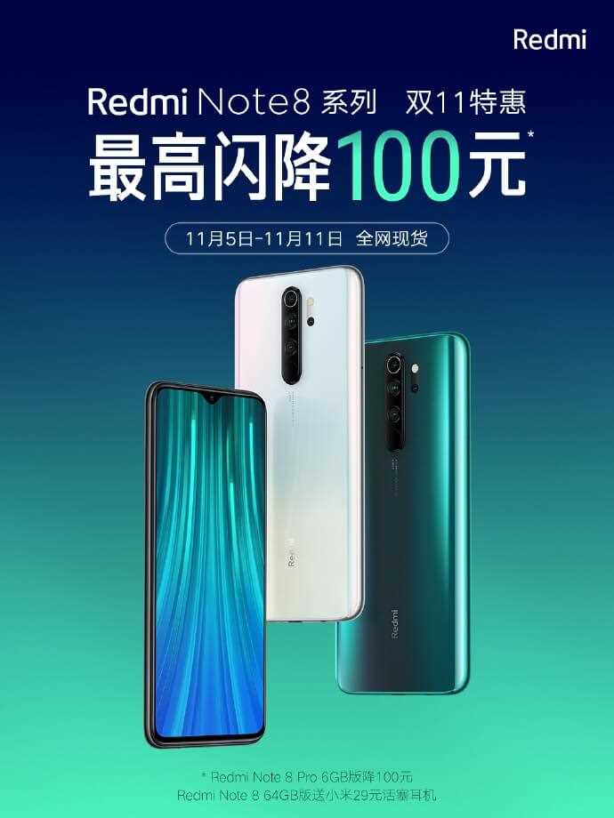 Различия цен на Xiaomi Note 8 Pro в зависимости от объема памяти