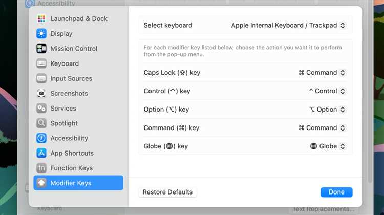Роль клавиши Option при работе с macOS и её сочетаниями