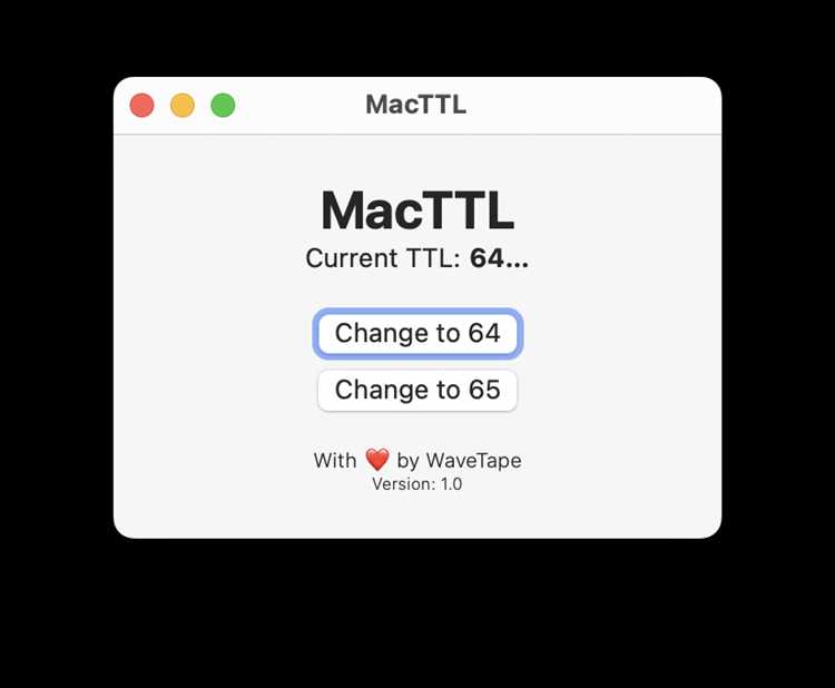 Как настроить TTL для Wi-Fi соединений на Mac OS
