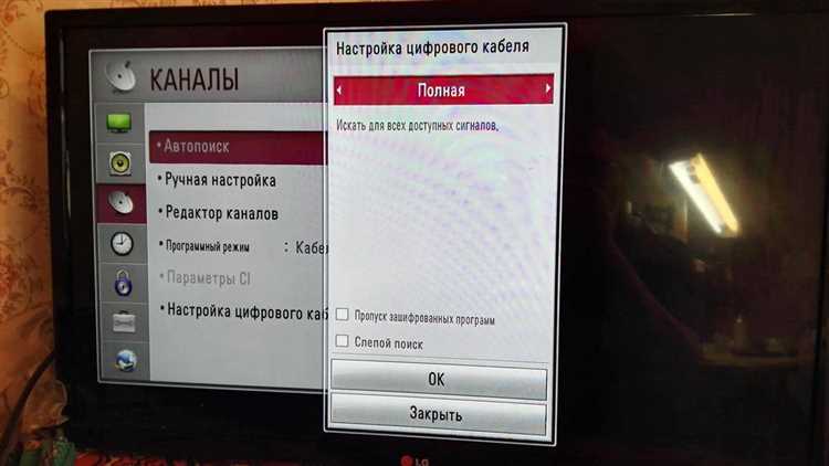 Решение возможных проблем с отображением каналов