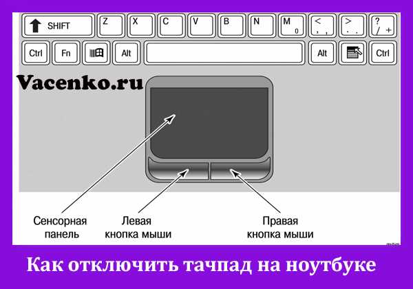Как отключить тачпад на ноутбуке sony