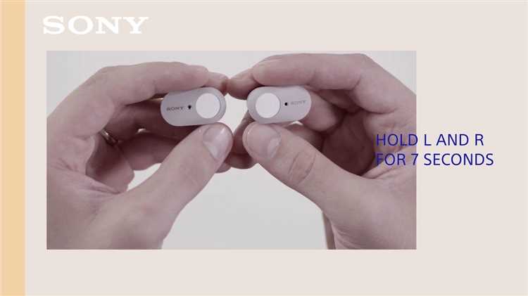 Как подключить sony wf 1000xm3