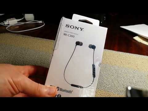 Поиск наушников Sony WI C300 в настройках Bluetooth ноутбука