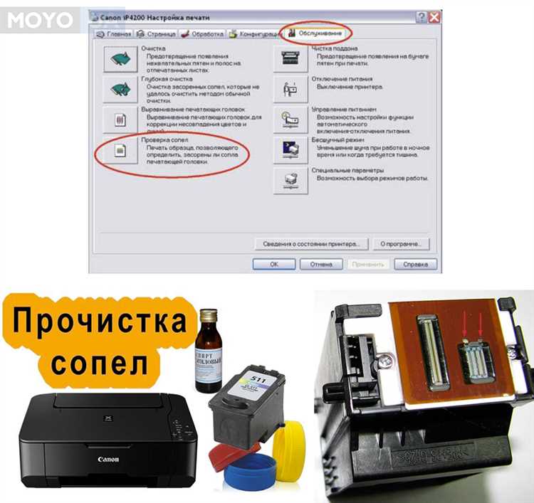Как сбросить ошибки и сбалансировать краску в принтере Canon