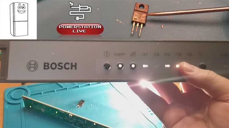 Освобождение камер холодильника Bosch от продуктов и полок