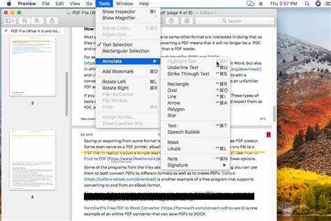 Как добавить текст и аннотации в PDF на Mac с помощью инструмента Preview