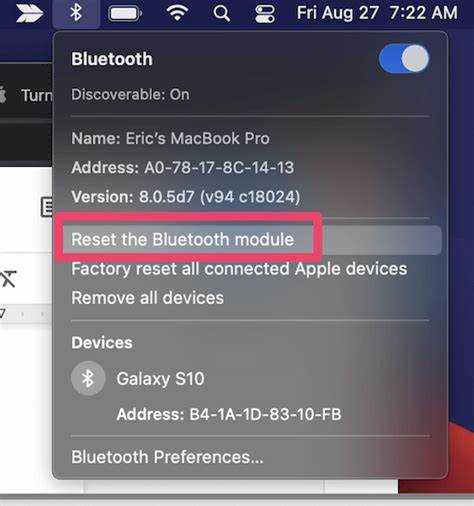 Как понять, что Bluetooth на Mac работает с ошибками