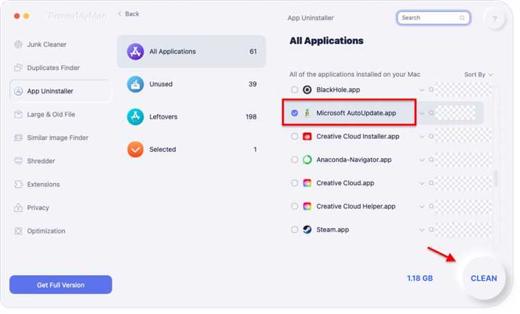 Как удалить microsoft autoupdate на mac os