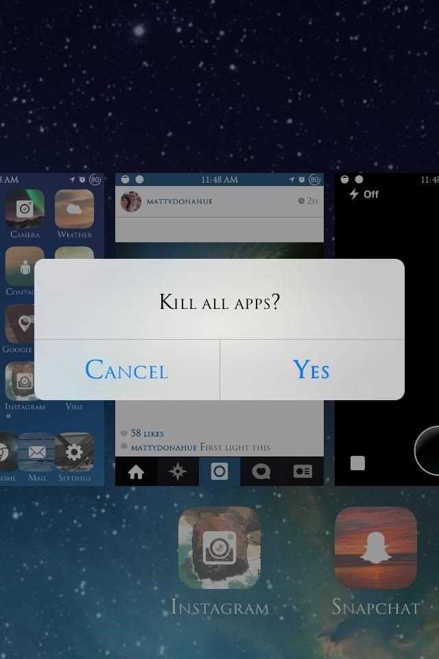 Какие функции в iOS помогают быстро закрыть все приложения?