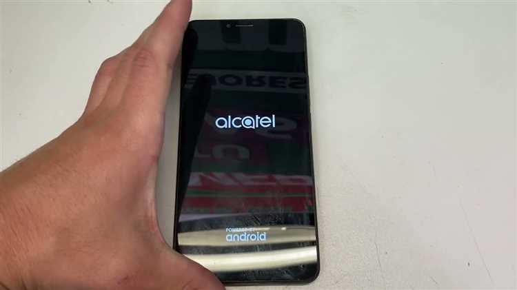 Проверка настроек экрана для отображения значков на телефоне Alcatel