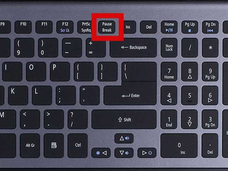 Какие клавиши заменяют Break Pause на ноутбуках Lenovo