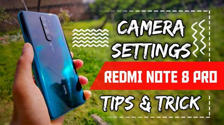 Как настроить камеру на redmi note 8 pro