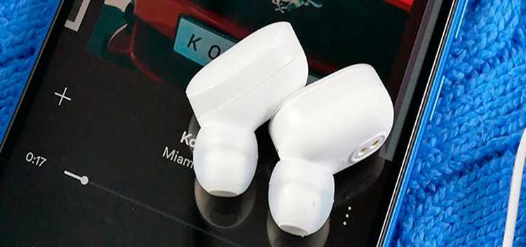 Регулировка звука в наушниках Redmi AirDots