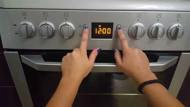 Как установить текущее время на духовке Beko