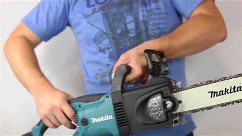 Как правильно снять старую цепь с пилы Makita