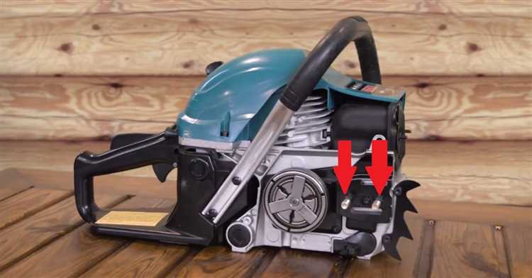 Как одеть цепь на пилу makita