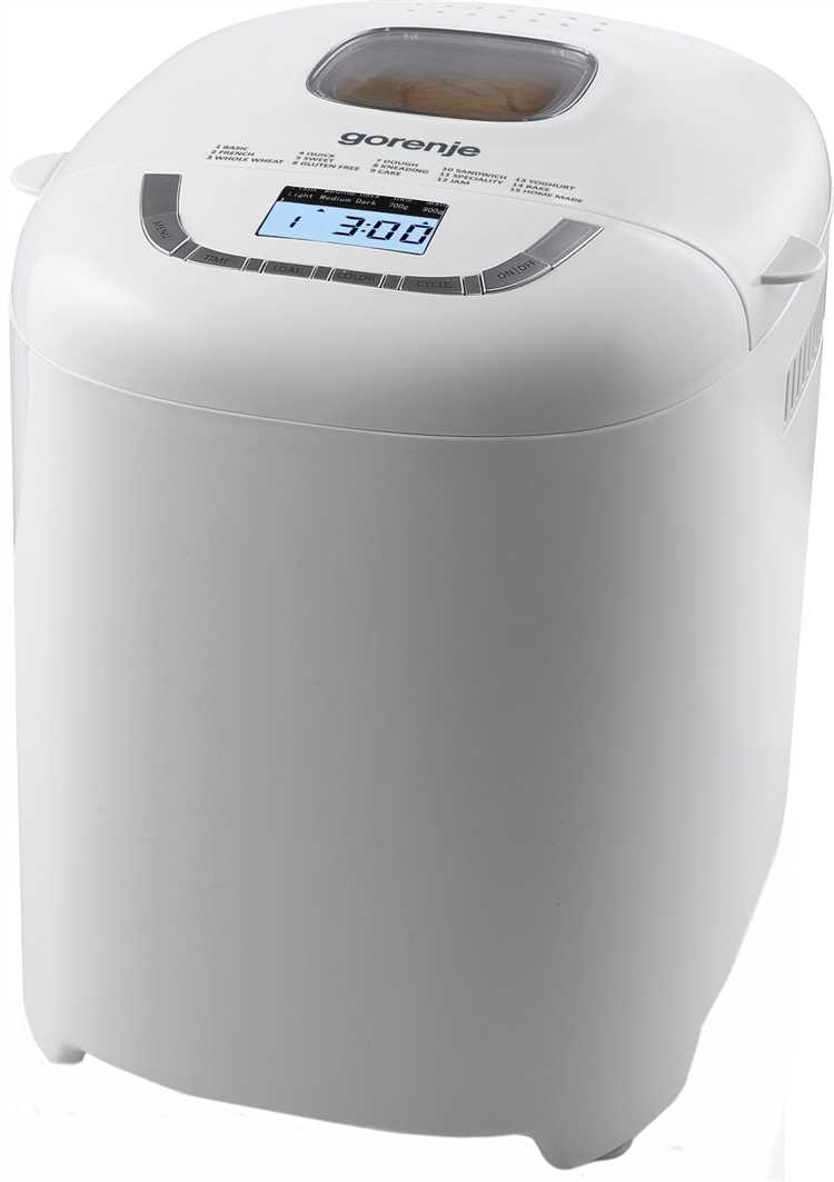 Как устроена система нагрева в хлебопечке Gorenje BM910WII