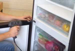 Как поменять дверь холодильника на другую сторону beko
