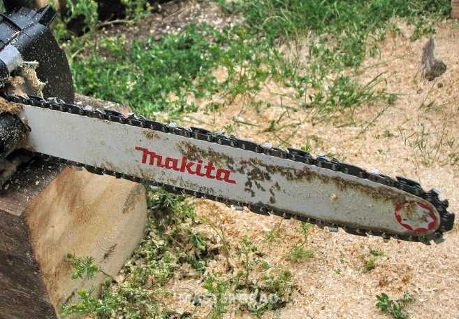 Пошаговая инструкция по безопасной эксплуатации электропилы Makita