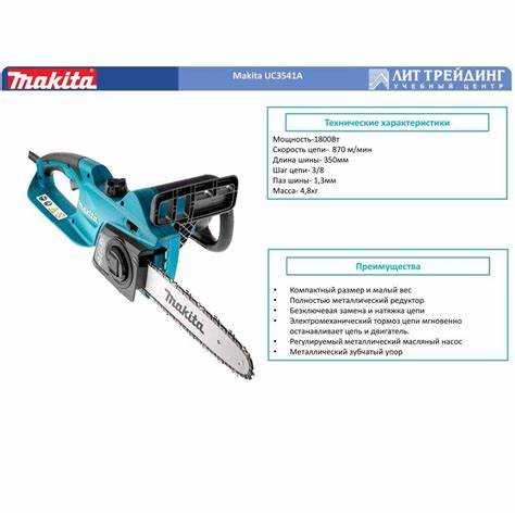 Как работать с электропилой makita