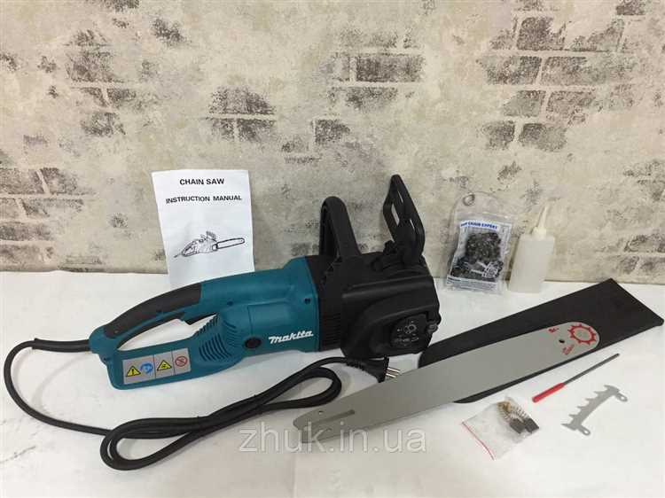 Как снять цепь с электропилы makita uc4030a